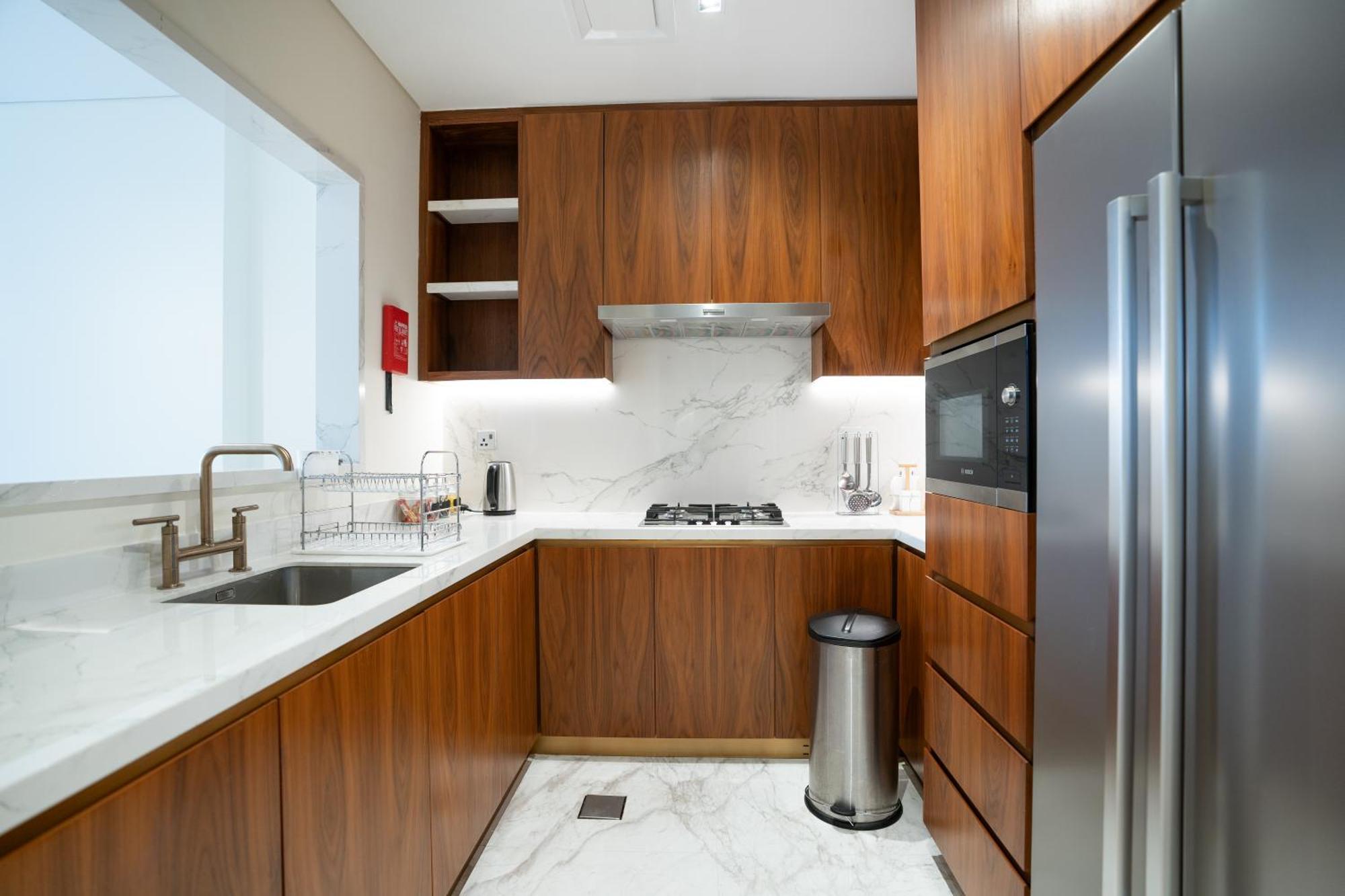 Rh- Modern Comfort, Bright 1Br Near Dubai Mall, City Views Bagian luar foto